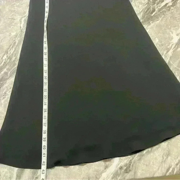 Jones New York Black Formal Maxi Evening Dress Sleeveless with Beading Size 8 - Picture 6 of 11